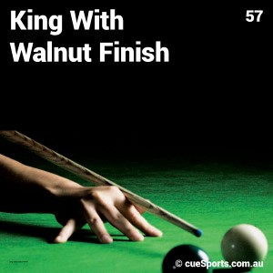 King With Walnut Finish