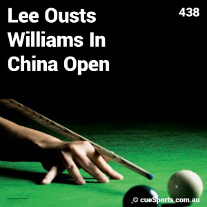 Lee Ousts Williams In China Open