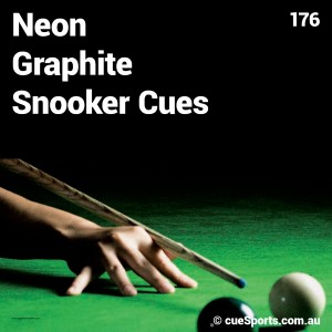 Neon Graphite Snooker Cues