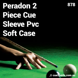 Peradon 2 Piece Cue Sleeve Pvc Soft Case
