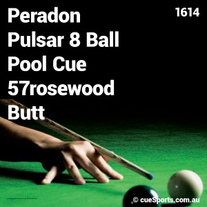Peradon Pulsar 8 Ball Pool Cue 57rosewood Butt