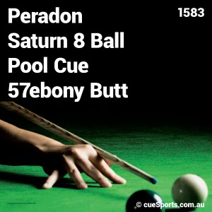 Peradon Saturn 8 Ball Pool Cue 57ebony Butt