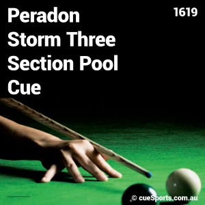 Peradon Storm Three Section Pool Cue