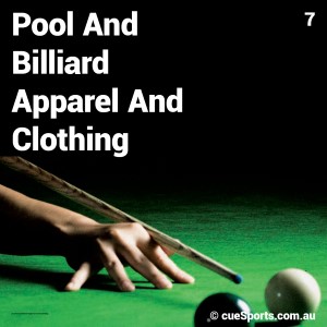 Pool And Billiard Apparel And Clothing