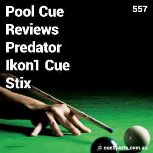 Pool Cue Reviews Predator Ikon1 Cue Stix
