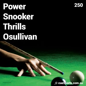 Power Snooker Thrills Osullivan