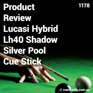 Product Review Lucasi Hybrid Lh40 Shadow Silver Pool Cue Stick