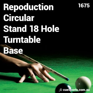 Repoduction Circular Stand 18 Hole Turntable Base