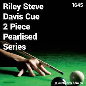 Riley Steve Davis Cue 2 Piece Pearlised Series