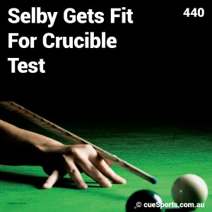 Selby Gets Fit For Crucible Test