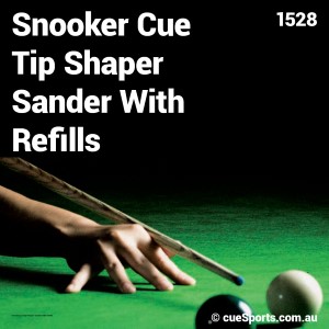 Snooker Cue Tip Shaper Sander With Refills