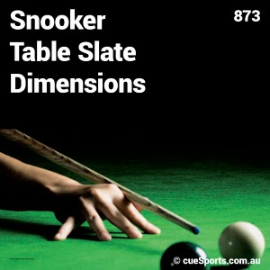 Snooker Table Slate Dimensions