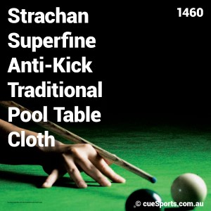 Strachan Superfine Anti Kick Traditional Pool Table Cloth