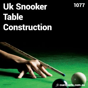 Uk Snooker Table Construction