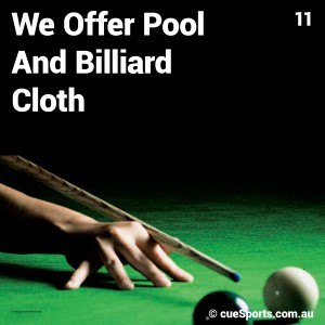 We Offer Pool And Billiard Cloth