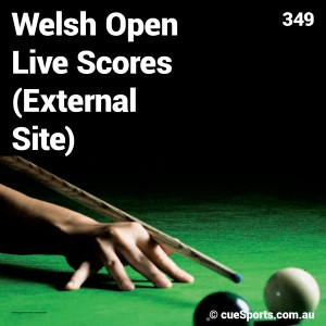Welsh Open Live Scores External Site