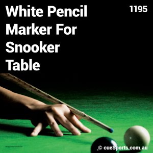 White Pencil Marker For Snooker Table