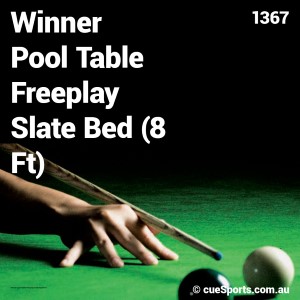 Winner Pool Table Freeplay Slate Bed 8 Ft